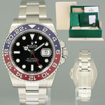 2025 RSC PAPERS Rolex GMT Master PEPSI Red Blue Oyster Ceramic 126710BLRO Watch