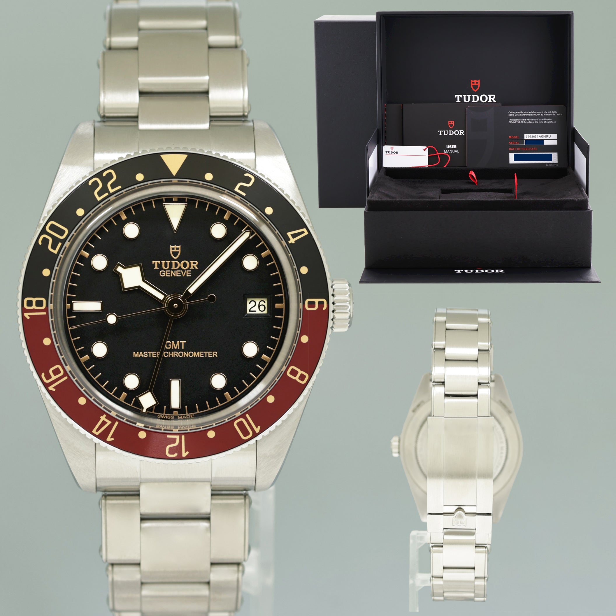 2024 NEW PAPERS Tudor Black Bay 58 Steel 7939G1A0NRU Red Coke 39mm BB5