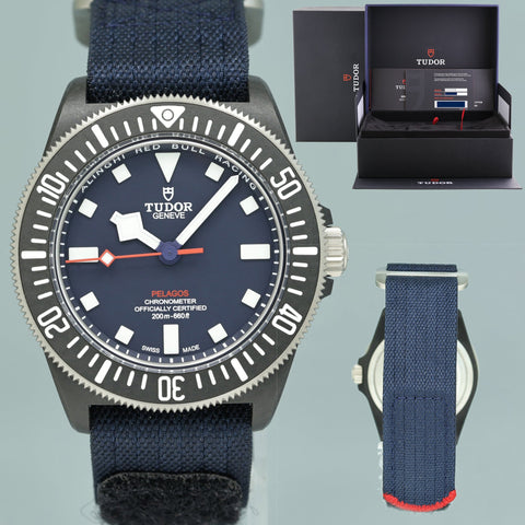 2023 NEW PAPERS Tudor Pelagos Red Bull Titanium 42mm 25707KN Black Watch