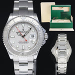 2004 MINT Rolex Yacht-Master 16622 Steel Platinum Bezel Oyster 40mm Watch Box