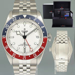 NEW 2023 PAPERS Tudor Black Bay Pepsi Steel White GMT Date Watch 79830RB Watch