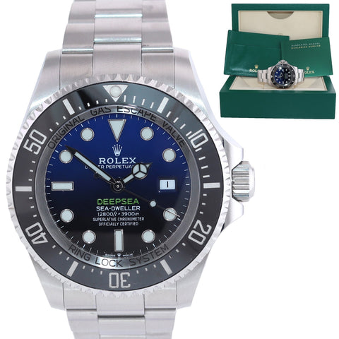 2022 MINT Rolex Dweller Deepsea James Cameron Blue Black 126660 44mm Watch Box