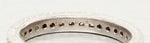 Vintage 1 ctw Diamond Eternity Band 18k White Gold Channel-Set Ring