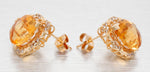 Le Vian Pear Cut Cinnamon Citrine Teardrop Stud Earrings - 14k Yellow Gold