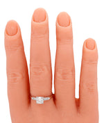 Antique Art Deco 0.90ctw Round Diamond Engagement Ring - Platinum Setting