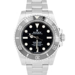 MINT 2018 PAPERS Rolex Submariner No-Date Steel 40mm Black Ceramic 114060 BOX