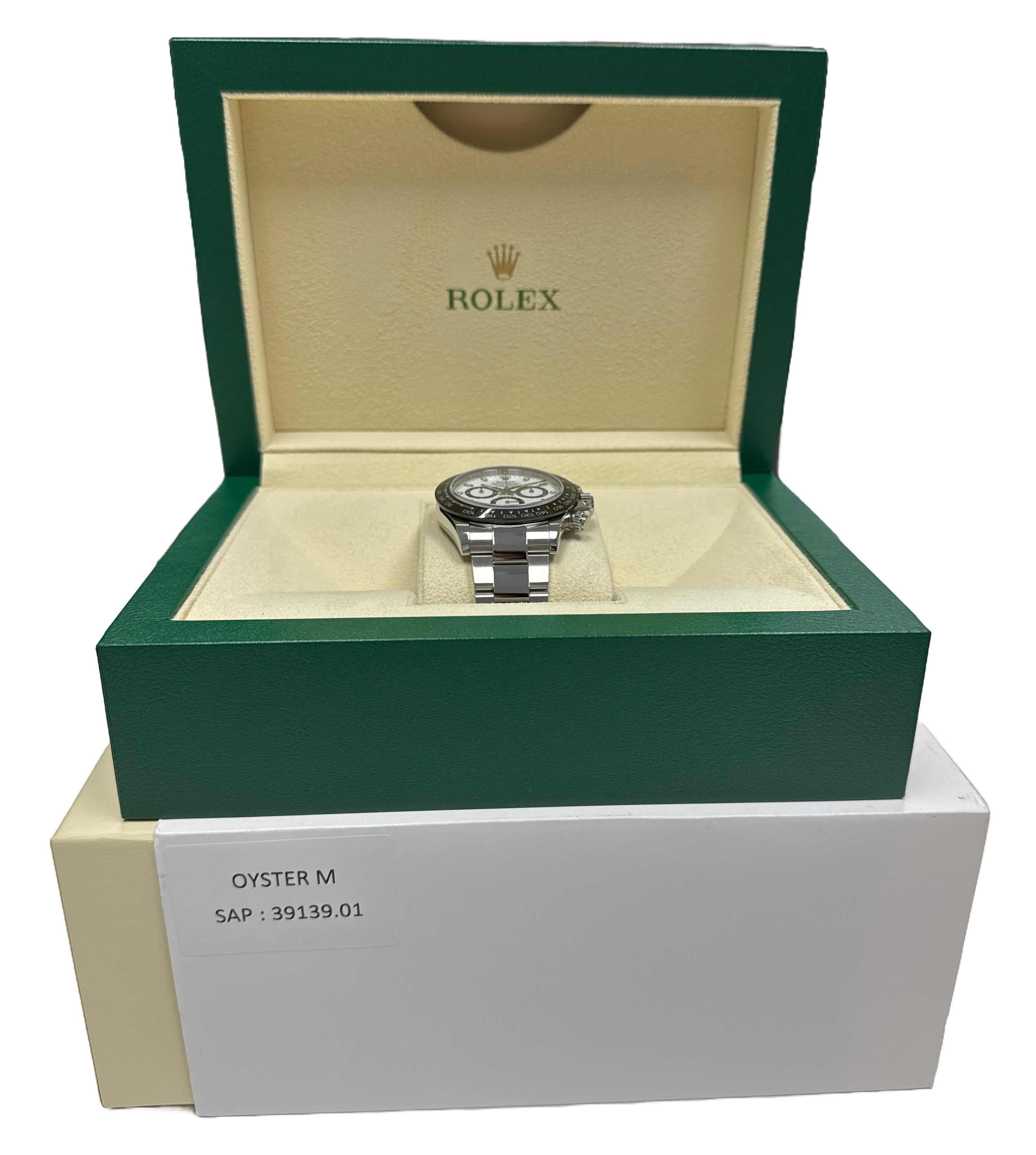 MINT 2023 Rolex Daytona 116500 LN Ceramic PANDA White Stainless Steel 40mm BOX