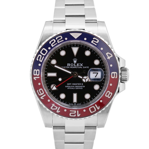 SEPT 2024 PAPERS Rolex GMT-Master II 126710 BLRO PEPSI Red Blue Oyster 40mm BOX