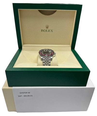 MINT Rolex GMT-Master II 126710 BLRO PEPSI Red Blue Stainless JUBILEE 40mm BOX