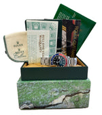 PAPERS Rolex GMT-Master II PEPSI Blue Red Stainless Steel 40mm 16710 Watch BOX