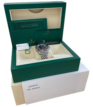 MINT NEW CARD Rolex GMT-Master II 126710 BLRO PEPSI Red Blue JUBILEE 40mm BOX