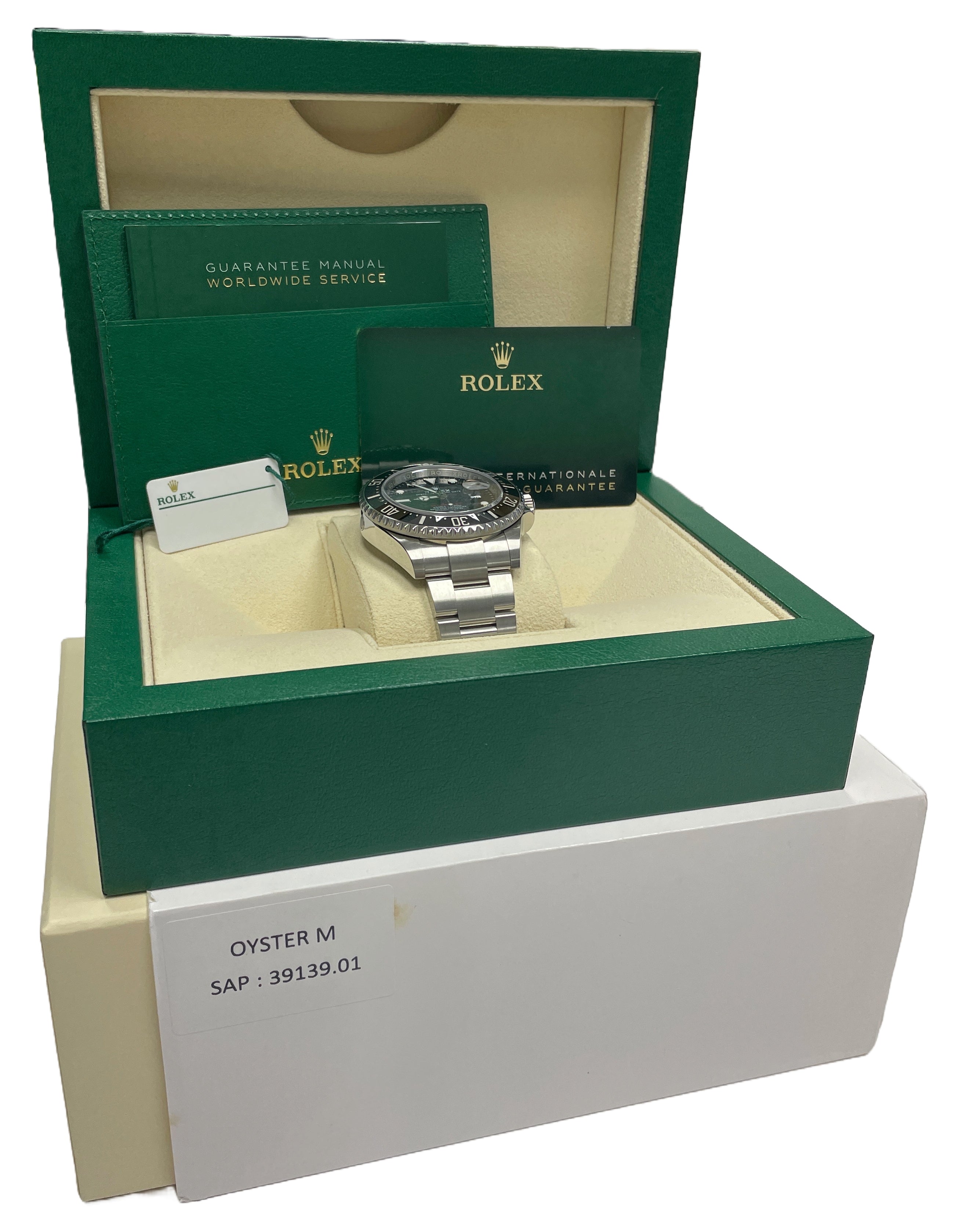 2023 NEW PAPERS Rolex Sea-Dweller Red Black 50th-Anniversary 126600 MK2 43mm BOX