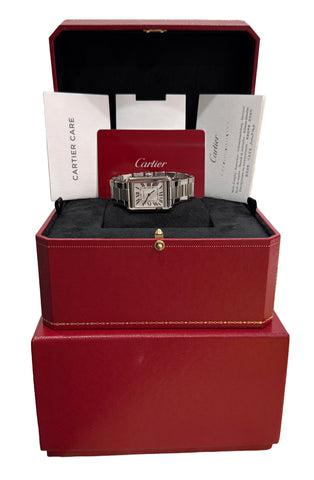 MINT PAPERS Cartier Tank Solo 31mm Stainless Steel W5200013 3710 Quartz BOX