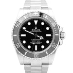 NEW MARCH 2024 PAPERS Rolex Submariner 41mm No-Date Black Steel 124060 LN BOX