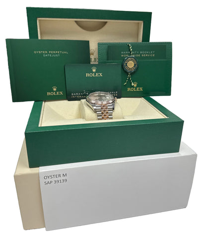 MINT NEW PAPERS Rolex DateJust 41mm SUNDUST 18K Everose Steel JUBILEE 126331 BOX