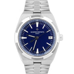 MINT Vacheron Constantin Overseas BLUE 41mm Stainless Steel RUBBER 4500V Watch