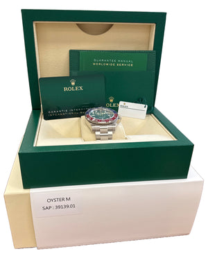 NEW PAPERS Rolex GMT-Master II PEPSI Red Blue 18K White Gold 126719 BLRO BOX