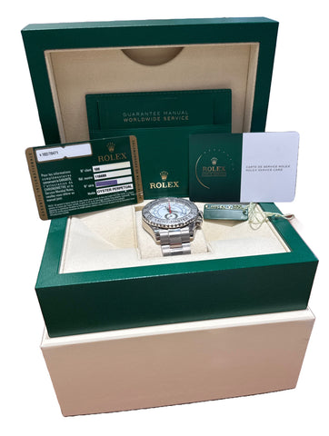 2024 RSC PAPERS Rolex Yacht-Master II 116689 18K WHITE GOLD 44mm YM2 Watch BOX