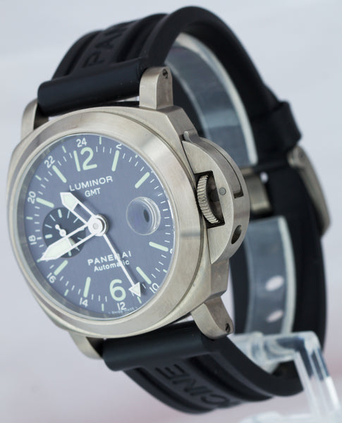 Panerai PAM 89 Luminor GMT Automatic Anthracite Titanium 44mm Watch PA