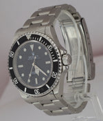 2001 UNPOLISHED Rolex Submariner No-Date 14060 A SERIAL Black Dive 40mm Watch