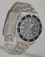 2003 Rolex Submariner Date Stainless Steel Black 40mm Dive Watch SEL 16610 T