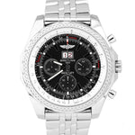 Breitling Bentley Chronograph Black Stainless Steel Date 48mm Watch A44362