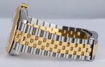 2021 Rolex Datejust 41mm Slate Jubilee Silver Stick 126333 Two-Tone Watch