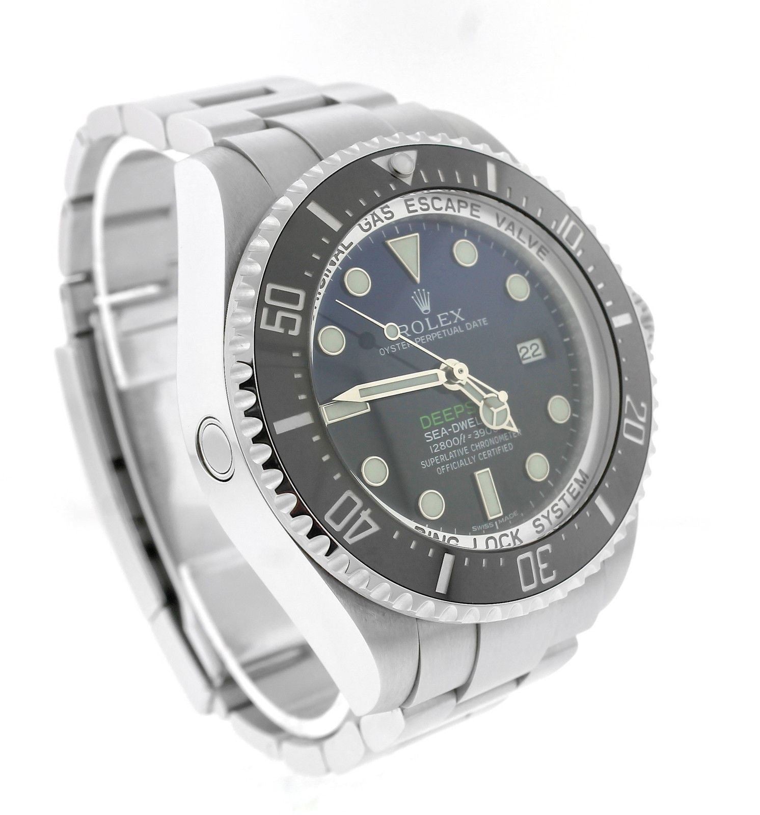 2017 Rolex Sea-Dweller Deepsea 'James Cameron' Blue Black 116660 44mm Dive Watch