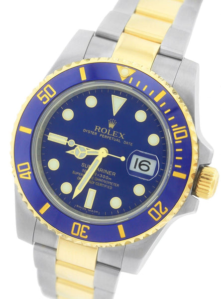 Rolex 116619LB Submariner Date 'Smurf' White Gold Full Set UK Watch –  SwissTimepieces