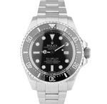 MINT Rolex Sea-Dweller Deepsea Stainless Steel 44mm Black Dive Watch 116660 B+P