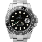 Rolex GMT-Master II Black Stainless Steel 40mm Ceramic Date Watch 116710 LN