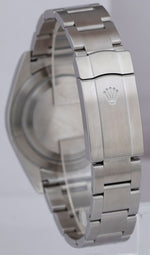 2019 Rolex Oyster Perpetual 39mm Rhodium Gray Blue Stainless Steel 114300 B+P