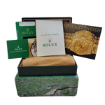 PAPERS BOX Rolex Oyster Perpetual Air-King 34mm Blue Stick Oyster Watch 14000