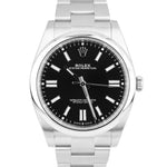 2020 MINT Rolex Oyster Perpetual 41mm Black Stainless Steel Oyster Watch 124300