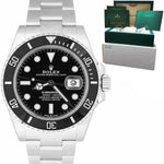 NEW APRIL 2022 Rolex Submariner 41 Date Steel Black Ceramic Watch 126610 LN