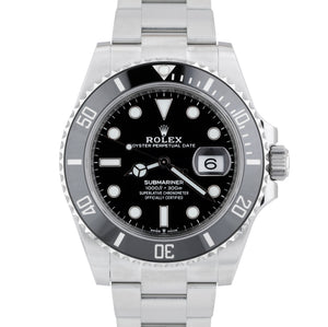 BRAND NEW JULY 2021 Rolex Submariner 41 Date Steel Black Ceramic Watch 126610 LN