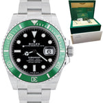 NEW MARCH 2023 CARD Rolex Submariner 41mm Date GREEN KERMIT Ceramic 126610LV B+P