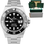 NEW JULY 2022 Rolex Submariner 41 Date Stainless Black Ceramic Watch 126610 LN