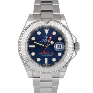 UNPOLISHED Rolex Yacht-Master 126622 40mm Blue Stainless Steel Oyster Watch