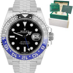BRAND NEW OCT. 2021 Rolex GMT-Master II Batman Blue Blk Ceramic 40mm 126710 BLNR