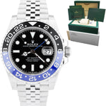 BRAND NEW 2022 Rolex GMT-Master II Batman Black Blue Ceramic 40mm 126710 BLNR