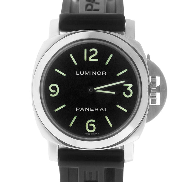 MINT Men s Panerai PAM 112 44mm Luminor Marina Stainless Manual Watch