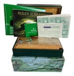 Rolex Submariner Date Two-Tone Steel Gold Blue 40mm Watch 16613 LB BOX PAPERS