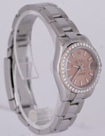 MINT Ladies Rolex DateJust PAPERS 26mm Salmon Steel White Gold Watch 179174 B+P