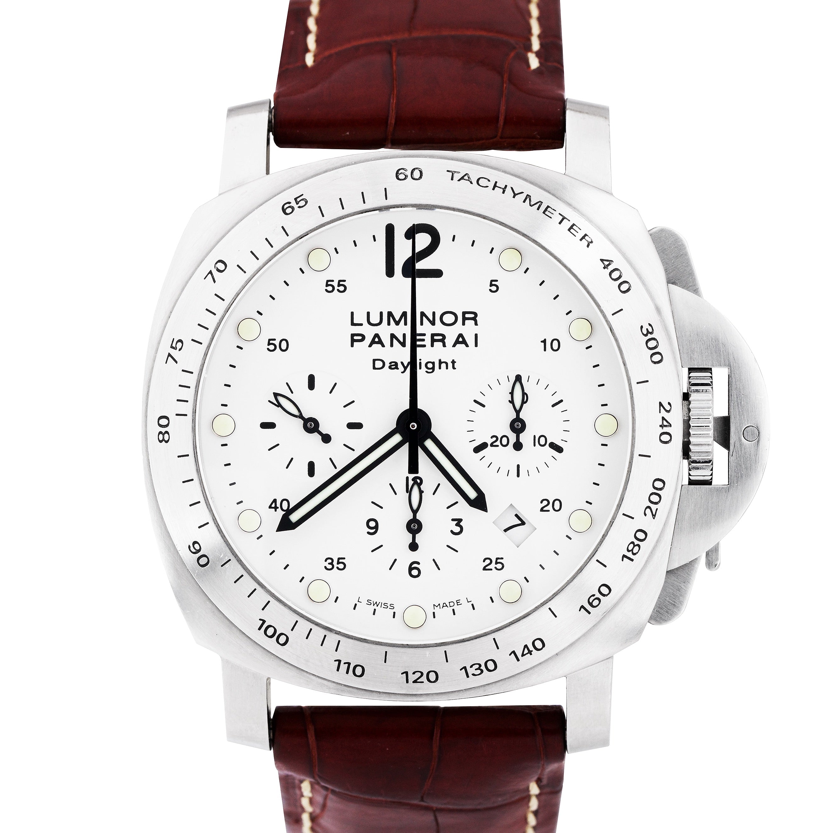 Panerai Luminor Daylight Chronograph White PAM 251 Stainless PAM00251