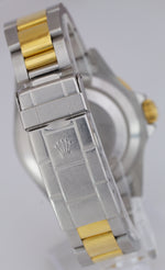 Rolex Submariner Date 18K Two-Tone Gold Stainless Steel 40mm Blue Watch 16613