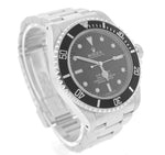2011 ENGRAVED REHAUT Stainless 4-Line Rolex Submariner No-Date 14060 M Black