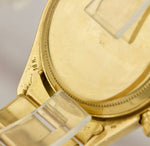 Vintage Rolex Daytona Cosmograph 6265 Black 37mm 18K Yellow Gold Oyster Watch