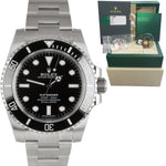 MINT Rolex Submariner No-Date Stainless Steel 40mm Black Ceramic Watch 114060 BP