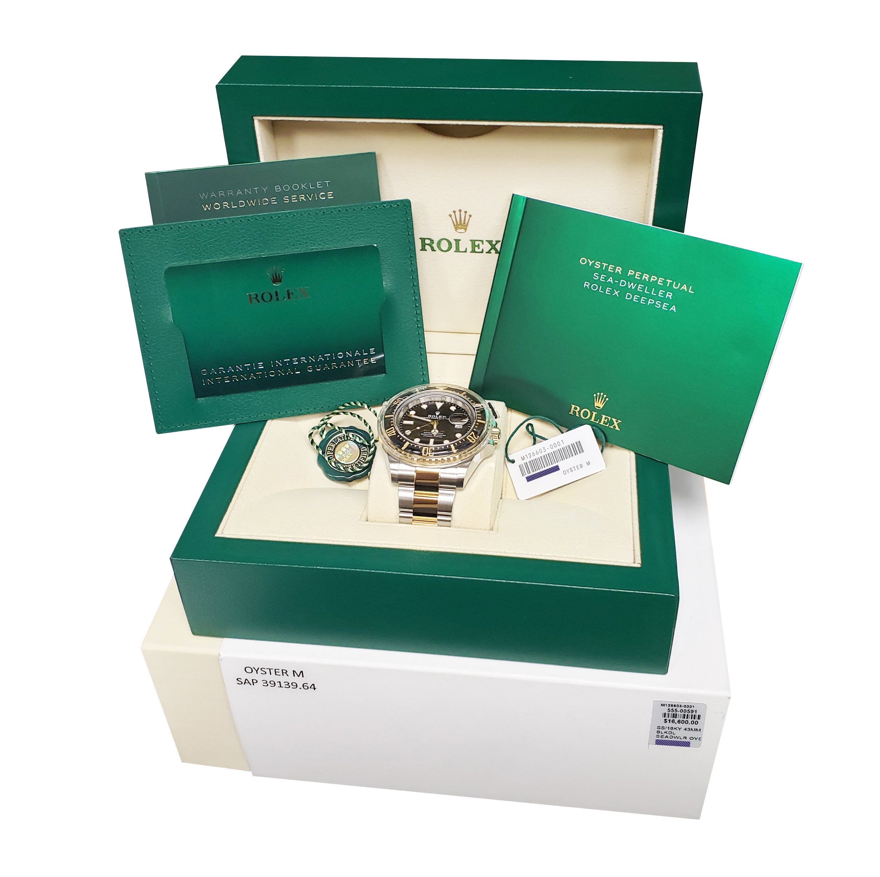 Rolex oyster m sap deals 39139.64